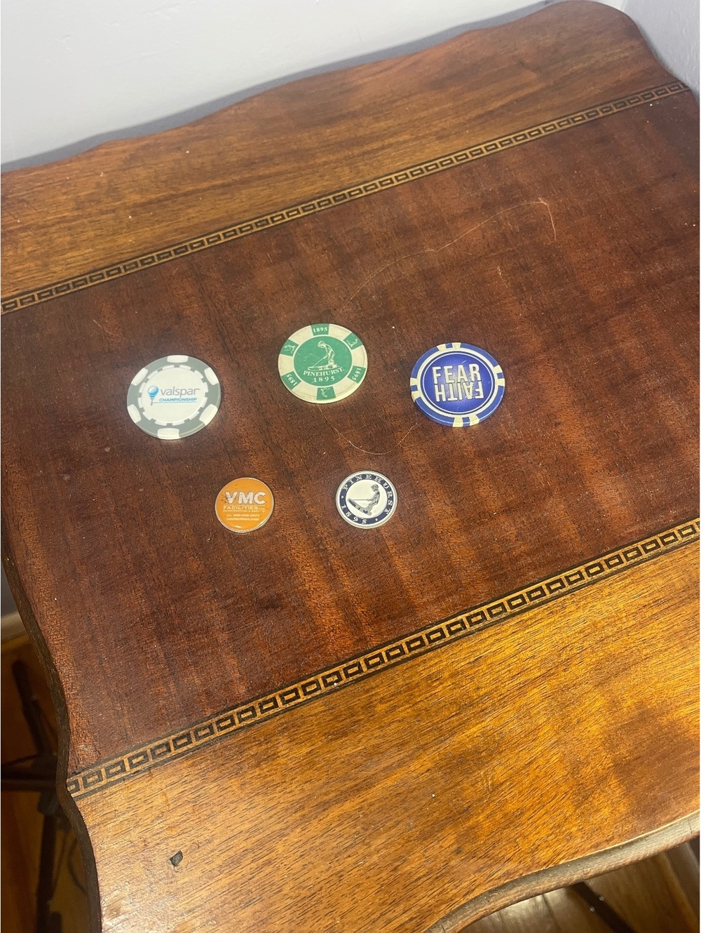 Vintage Pinehurst and Golf Tournament Poker Chips Collection